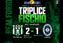 Serie D: Il Real Forio batte il Gladiator, a segno Puca e Negro
