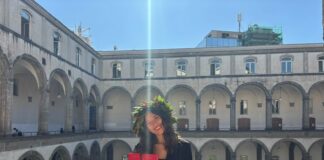 Myrea Ferrandino si laurea con lode alla Federico II. Tesi brillante su Dante e la cultura del mondo antico